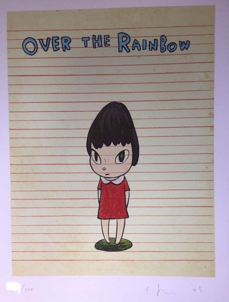 Литография Nara - Over the rainbow