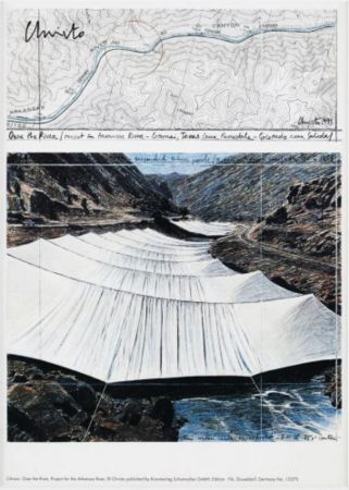 Многоэкземплярное Произведение Christo - Over The River Project VI