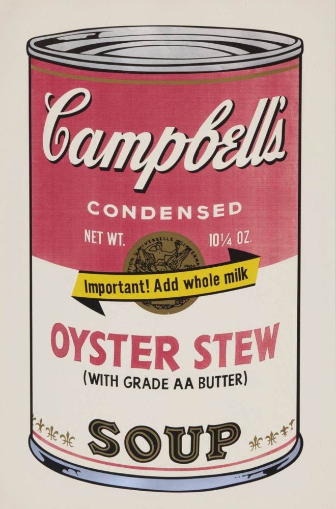 Сериграфия Warhol - Oyster Stew (from Campbell's Soup II)