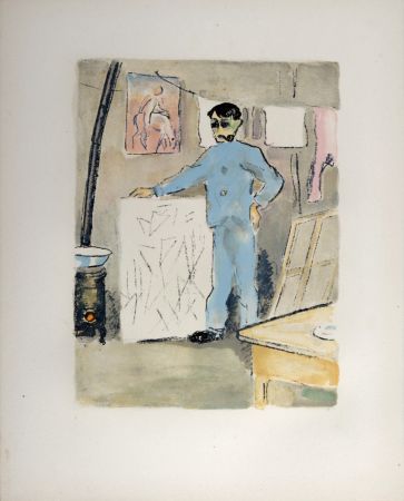 Литография Van Dongen - Pablo Picasso au temps de l’Epoque bleue, 1949