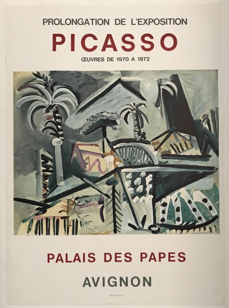 Литография Picasso - Palais des Papes