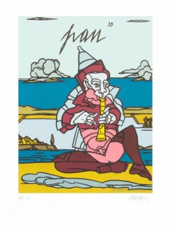 Литография Adami - Pan