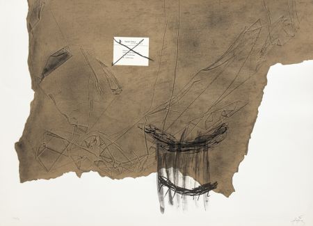 Гравюра Tàpies - Papier kraft