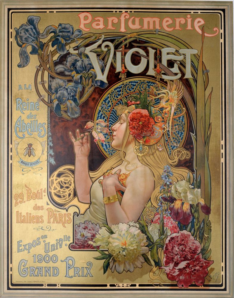 Литография Hingre - Parfumerie Violet. ca. 1901