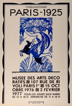 Литография Bonfils - Paris 1925 - Musée des Arts Décoratifs, 1976
