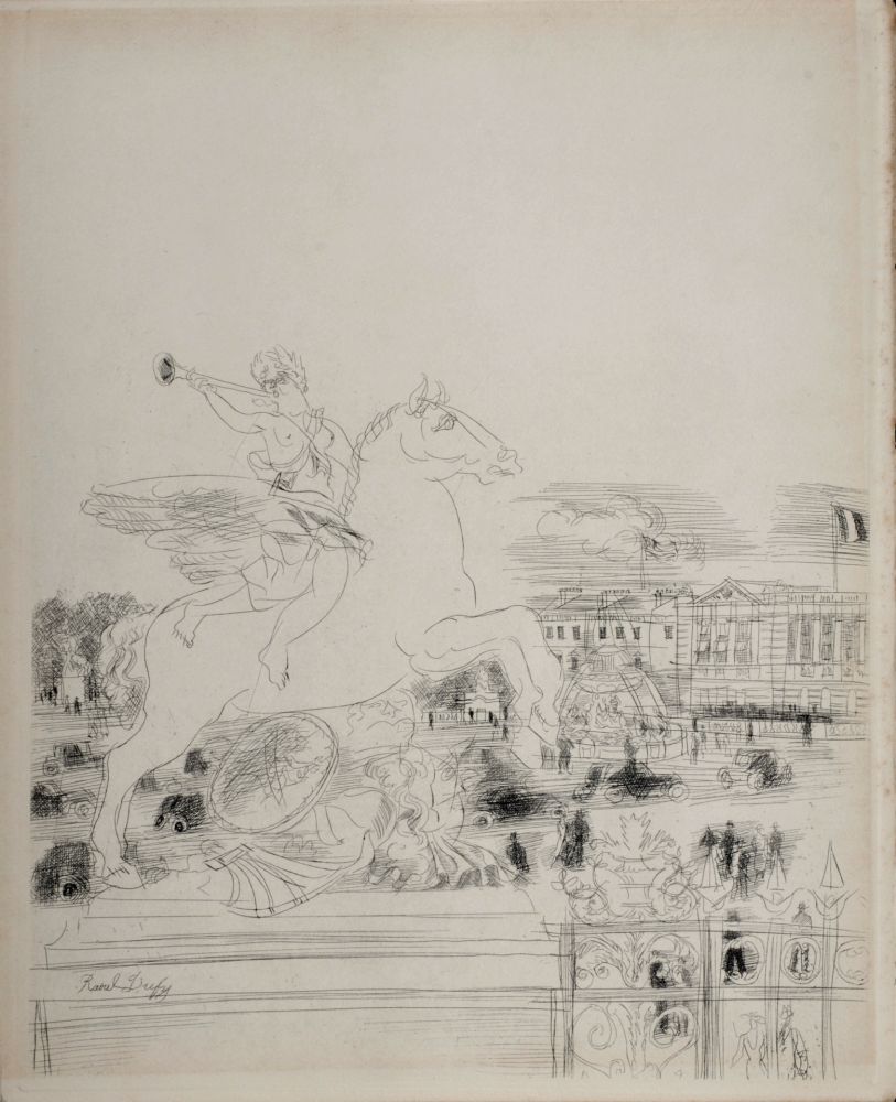 Гравюра Dufy - Paris 1937 : Mes Champs-Elysées, 1937