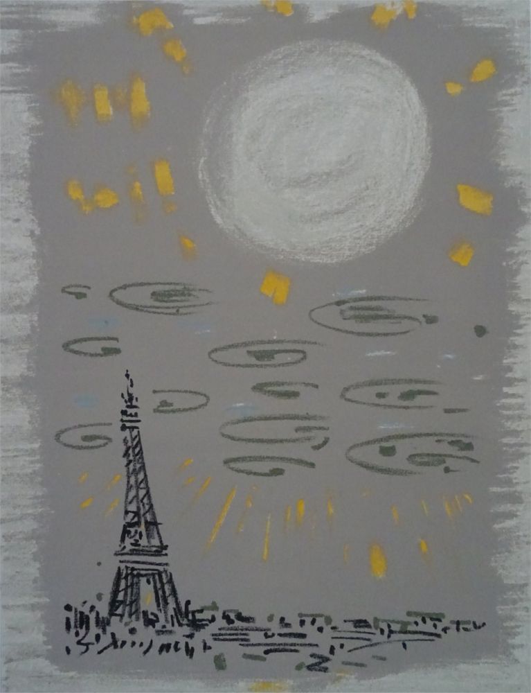 Литография Masson - Paris: La Tour Eiffel
