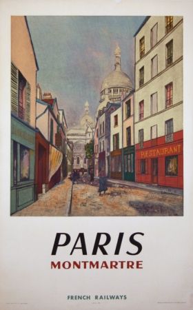 Гашение Utrillo - Paris Montmartre