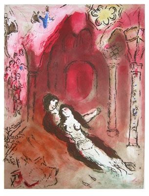 Офорт И Аквитанта Chagall - Paroles peintes