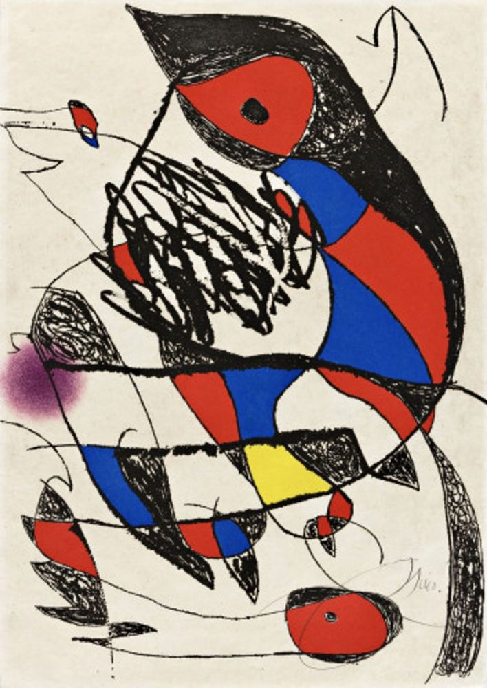 Гравюра Miró - Passage De L'Egyptienne 12