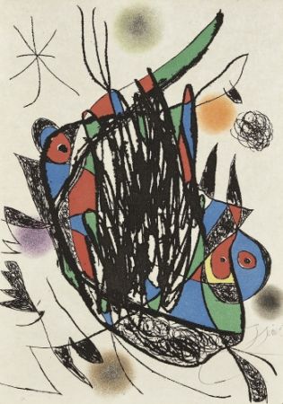 Офорт И Аквитанта Miró - Passage De L'Egyptienne 5