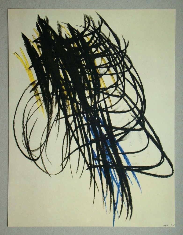Литография Hartung - Pastel, 1961