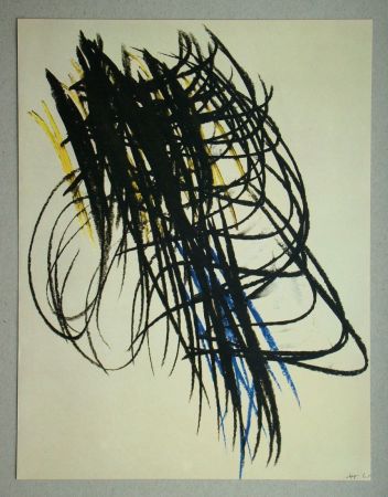 Литография Hartung - Pastel, 1961