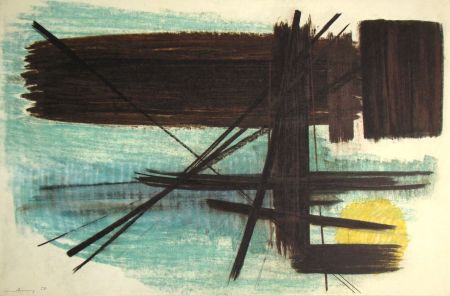 Литография Hartung - Pastel P. 1950 - 3