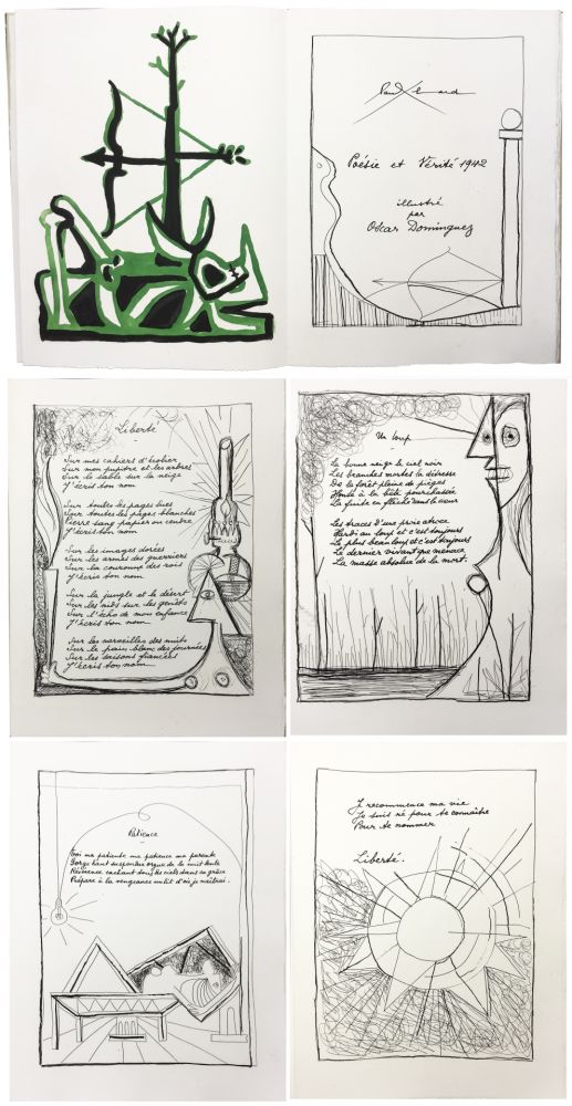 Иллюстрированная Книга Dominguez - Paul Éluard : POÉSIE ET VÉRITÉ 1942