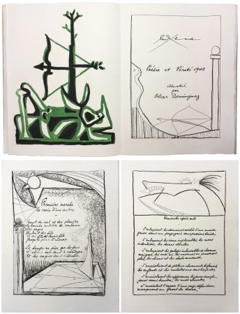 Иллюстрированная Книга Dominguez - Paul Éluard : POÉSIE ET VÉRITÉ 1942. 31 gravures originales (1947).