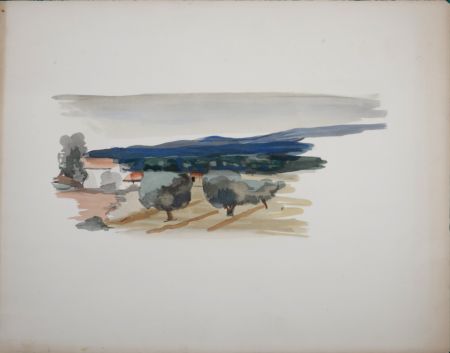 Литография Derain - Paysage, 1933