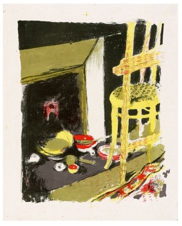 Литография Vuillard - Paysage et intérieur 11