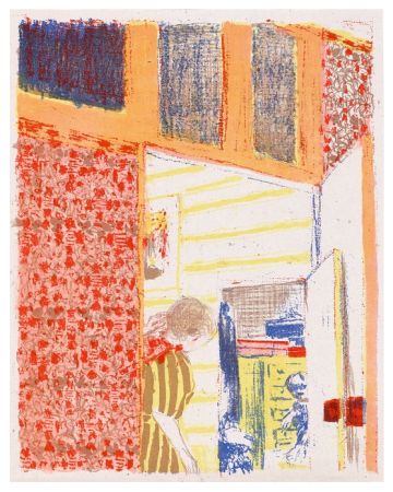 Литография Vuillard - Paysage et intérieur 5