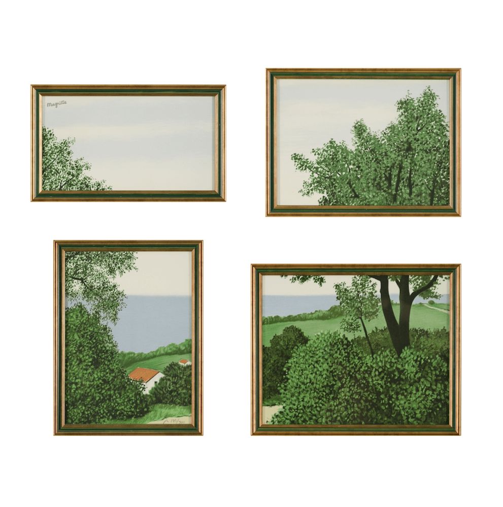 Литография Magritte - Paysage ou Profondeur de la Terre