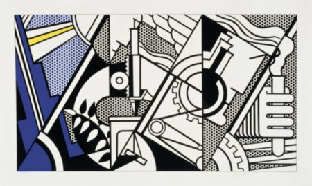 Литография Lichtenstein - Peace Through Chemistry IV