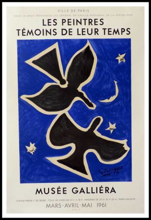 Литография Braque - Peintres témoins de leur temps - Musée GALLIERA