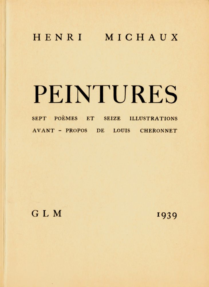Иллюстрированная Книга Michaux - Peintures