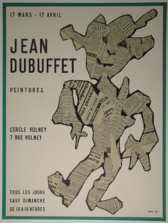 Литография Dubuffet - Peintures