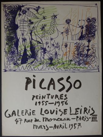 Литография Picasso - Peintures - Galerie Leiris 1957