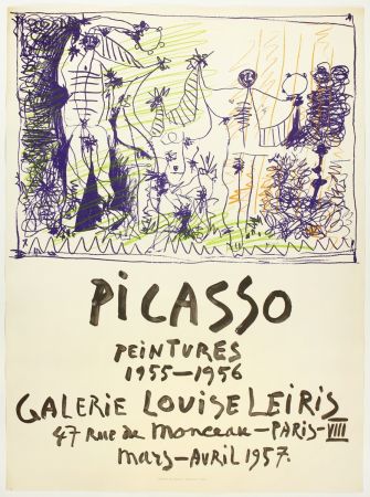 Литография Picasso - Peintures 1955 - 1956 (Galerie Louise Leiris)