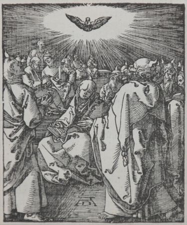 Гравюра На Дереве Durer - Pentecost (The Small Passion), 1612