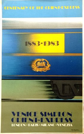 Литография Fix-Masseau - Perre Fix-Masseau, Centenary of the Orient Express, 1883-1983, Beautiful Lithograph