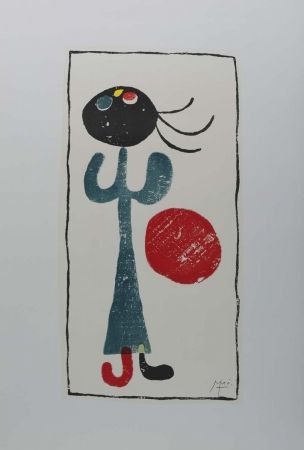 Литография Miró (After) - Personaje