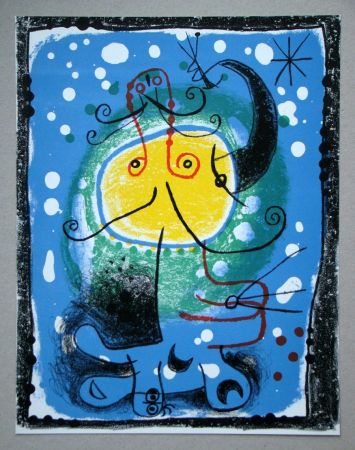 Литография Miró - Personnage