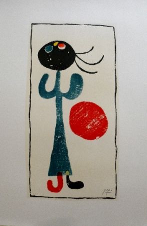 Литография Miró - Personnage