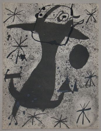 Трафарет Miró - Personnage dans la nuit