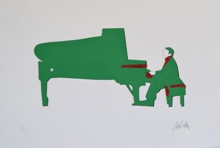 Сериграфия Lodola - Pianista