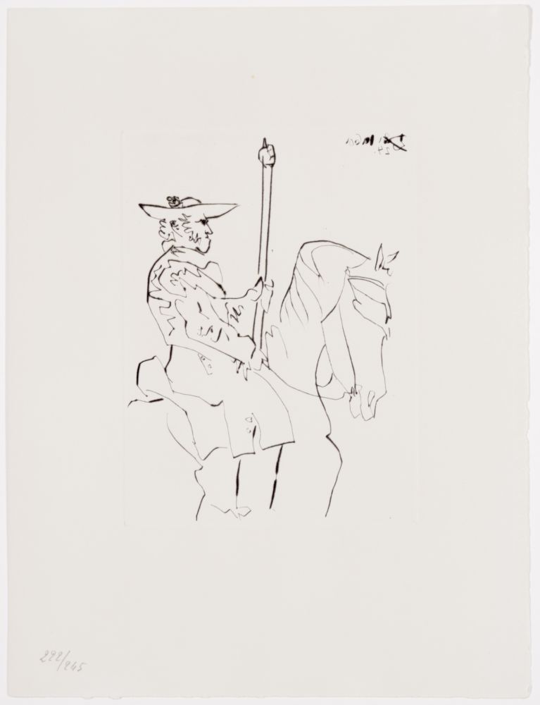 Гравюра Picasso - Picador au Repos