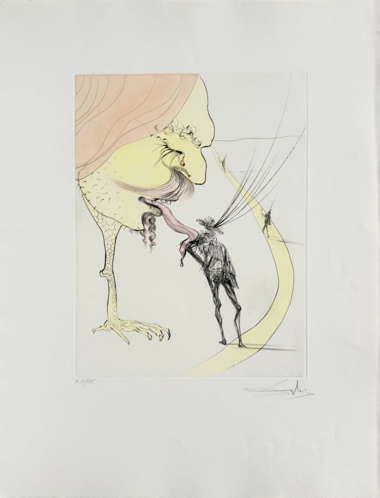 Офорт Dali - Picasso: A Ticket for Glory