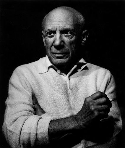 Фотографии Clergue - Picasso con un cigarro