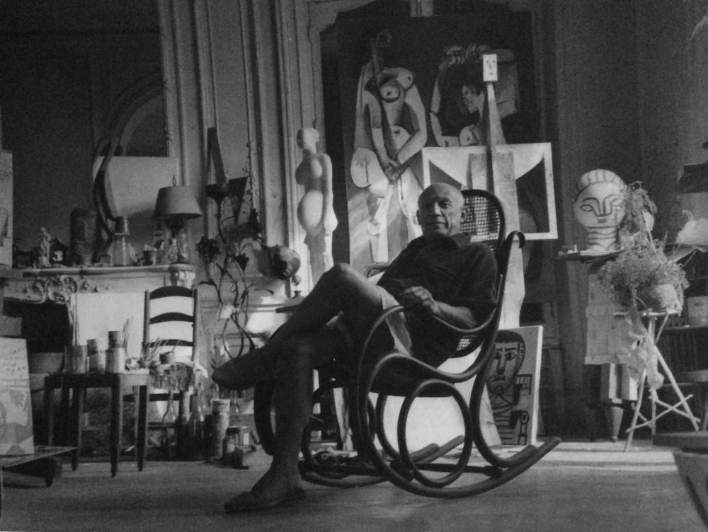 Фотографии Blum - Picasso dans son atelier