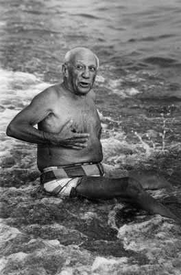Фотографии Clergue - Picasso en la playa I