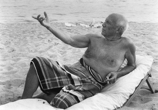 Фотографии Clergue - Picasso en la playa II