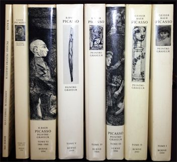 Иллюстрированная Книга Picasso - Picasso. Peintre-Graveur. Catalogue raisonné de l'oeuvre gravé. 1899-1972. 7 Volumes + Adenda