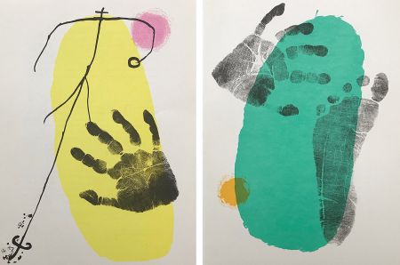 Литография Miró - Pieds et Mains (Paire)