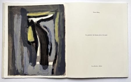 Иллюстрированная Книга Van Velde - Pierre Hébey : Le pierrot, les beaux-arts et la mort. Quatre lithographies de Bram van Velde (1981)
