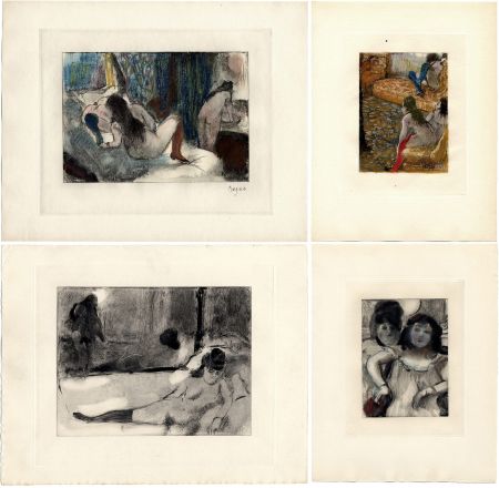 Иллюстрированная Книга Degas - Pierre Louys : MIMES DES COURTISANES. 22 Gravures (Paris 1935)
