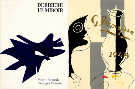 Иллюстрированная Книга Braque - PIERRE REVERDY, GEORGES BRAQUE. DERRIÈRE LE MIROIR n° 135-136. Déc.1962-Janv.1963.
