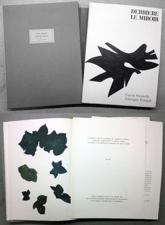 Иллюстрированная Книга Braque - PIERRE REVERDY, GEORGES BRAQUE. Derrière le Miroir n°  135-136 . 1963. TIRAGE DE LUXE