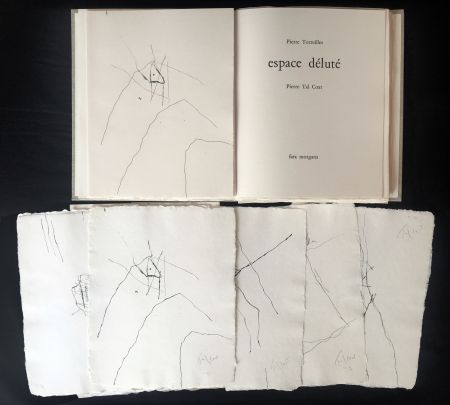 Иллюстрированная Книга Tal Coat - Pierre Torreilles : ESPACE DÉLUTÉ. 7 gravures et suite complète signée et numérotée